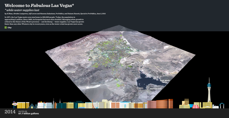 Illustration for article titled Watch Las Vegas' Population Boom As Its Primary Water Source Drains